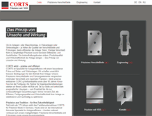 Tablet Screenshot of corts.de